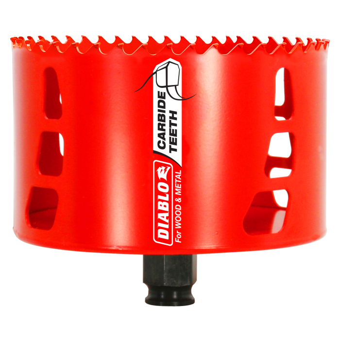 Diablo DHS4250CT 4-1/4 in. (108mm) Carbide-Tipped Wood & Metal Holesaw