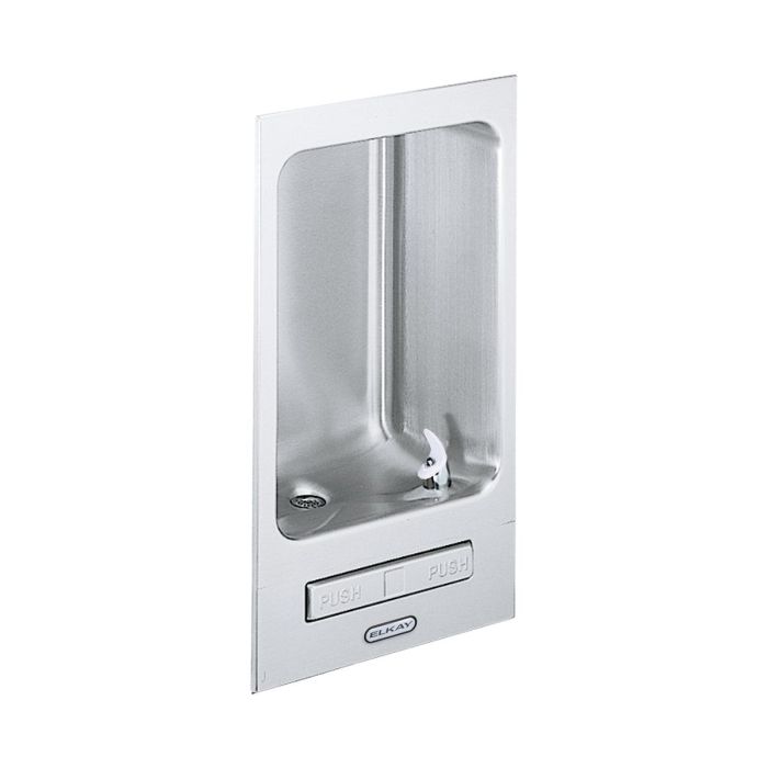 Elkay EDFB12C Wall Mount Fully Recessed Fountain Non-Filtered, Non-Refrigerated Stainless