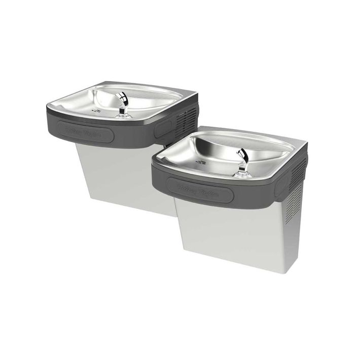 Halsey Taylor HTVZDBLSS-NF Halsey Taylor Versatile Wall Mount Bi-Level ADA Cooler, Non-Filtered Non-Refrigerated Stainless