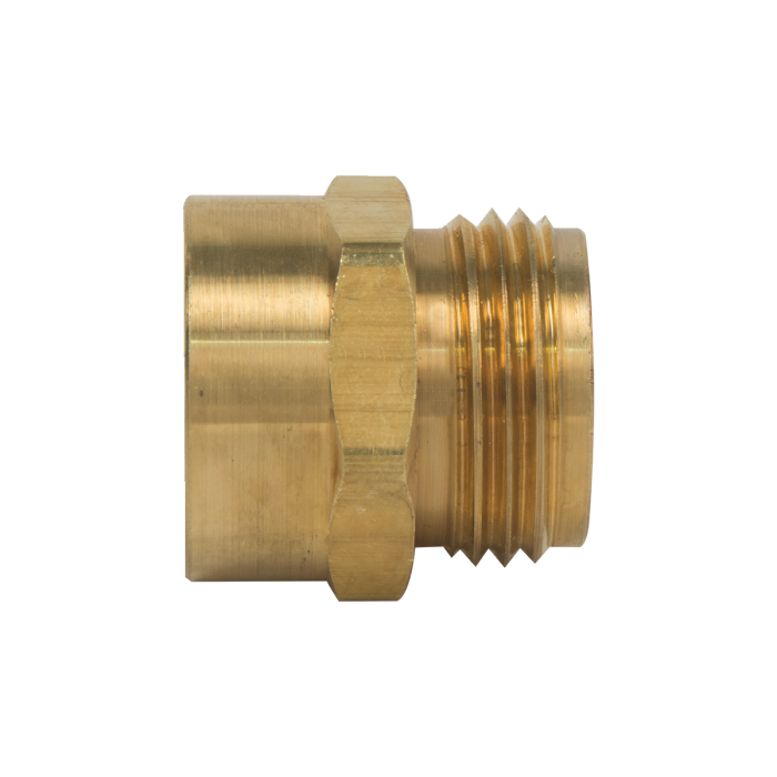 BrassCraft HU12-12-12 3/4 in. Male Hose Thread x 3/4 in. FIP Brass Male Garden Hose Adapter Fitting