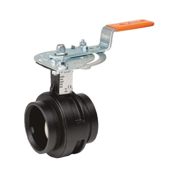 Victaulic V080761SE3 Vic-300 761 Gear-Operated Butterfly Valve – Black Coated, Grade E Seat
