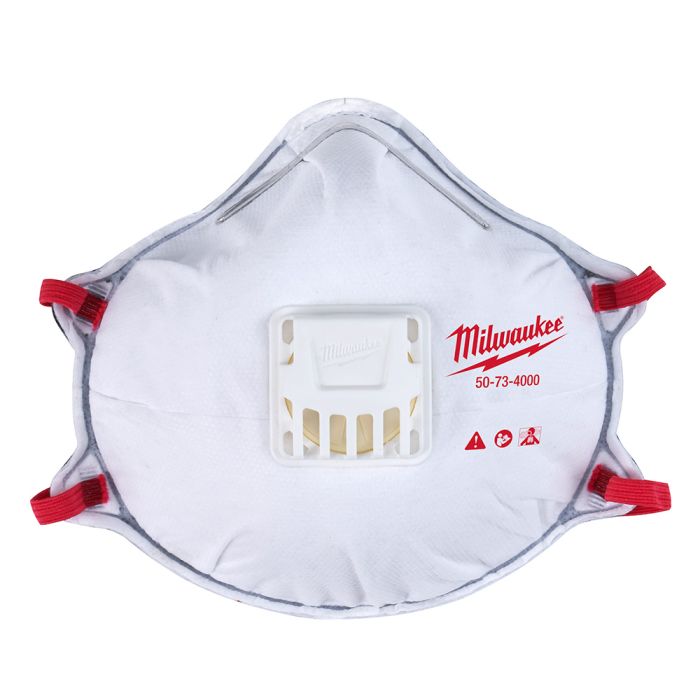 Milwaukee Tool 48-73-4001 N95 Valved Respirator With Gasket