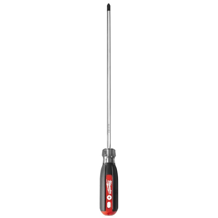 Milwaukee Tool 48-22-2814 10 In. Cushion Grip Screwdriver #2 Phillips