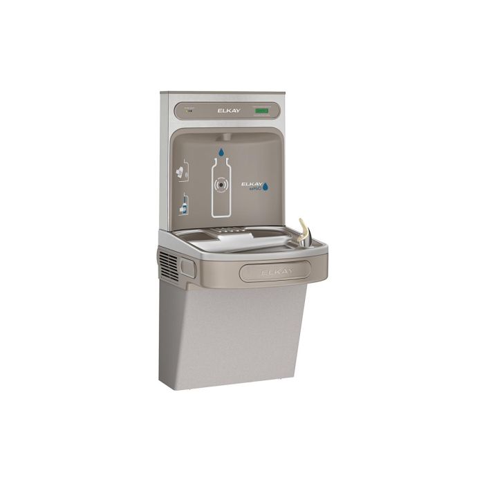 Elkay LZSDWSLK ezH2O Bottle Filling Station with Single ADA Cooler, Filtered Non-Refrigerated Light Gray