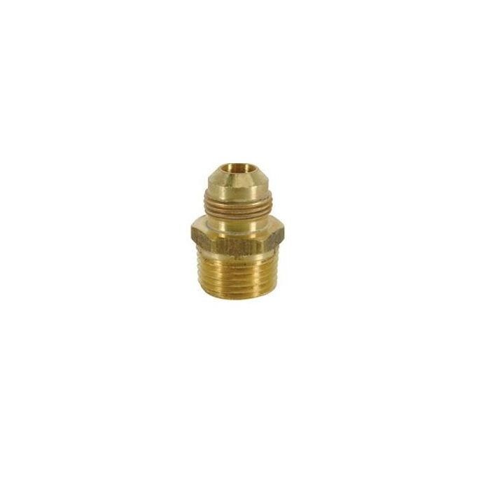 BrassCraft FRC13-6-8 3/8 in. O.D. Flare (9/16-24 Fine Thread) x 1/2 in. MIP Brass Flare Adapter Fitting