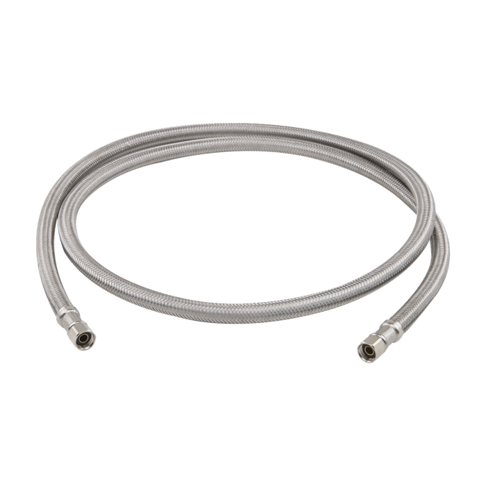 BrassCraft PLS0-60IM P 1/4 in. Compression x 1/4 in. Compression x 60 in. Length Braided Stainless Steel Ice Maker Connector