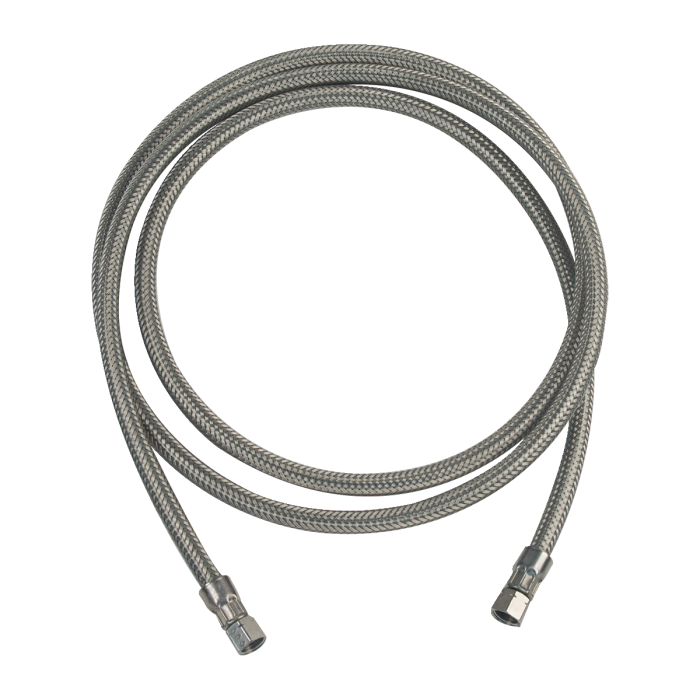 BrassCraft S0-72IM F 1/4 in. Compression x 1/4 in. Compression x 72 in. Braided Stainless Steel Icemaker/Humidifier Connector