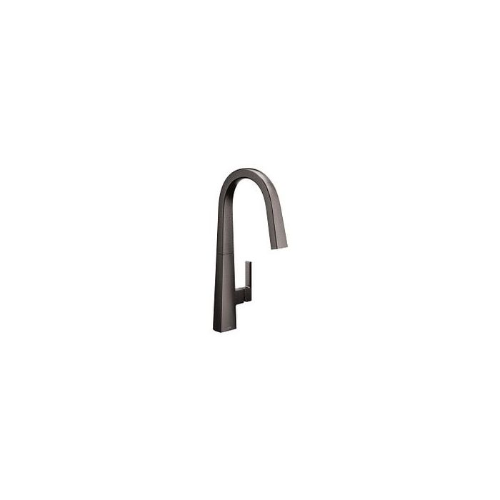 Moen S75005BLS Black Stainless One-Handle Pulldown Kitchen Faucet