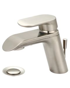 Pioneer L-6030-BN i1 1.2 GPM Single Hole Bathroom Faucet with Pop-Up Drain Assembly