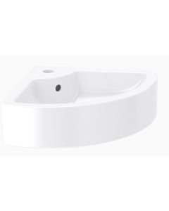 Sloan SS3145 21 5/8 Inch Single Basin Wall Mount Bathroom Sink with Overflow - White