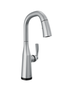 Delta 9976T-AR-PR-DST Stryke®: Single Handle Pull Down Bar/Prep Faucet with Touch 2O Technology