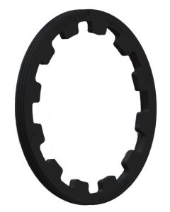 Holdrite TRSPVCNH3 3-in Black PVC Spanner Ring No-Hub