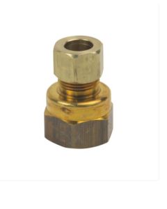 BrassCraft 66-6-12 1/2" OD Tube x 1/2" OD Tube x 3/8" OD Tube Compression Females Reducing Adaptor