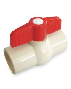 Mueller 107-126, 1-1/4" Socket CPVC Ball Valve Inline