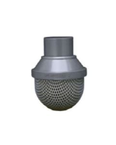 Spears FVS-025 Foot Valve Screen, 2-1/2 in, Spigot, Molded PVC Body, Domestic