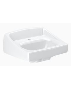 Sloan 20 3/4 Inch Vitreous China Wall Mount Backsplash Bathroom Sink with Carbon Offset - White