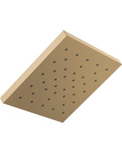 Delta 52161-CZ-PR25 1-Spray Patterns 2.5 GPM 12 in. Wall Mount Fixed Shower Head with H2Okinetic in Lumicoat Champagne Bronze