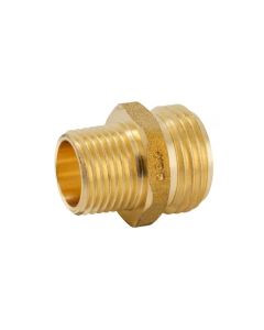 Mueller GH-663B 3/4-in x 1/2-in Threaded Male Hose x Mip Adapter Fitting
