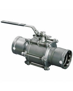 Viega 86655 Ball Valve, 3 Inch Pipe, 3 Inch Tube, 200 PSI CWP, 14 to 284 Deg F, Locking Handle