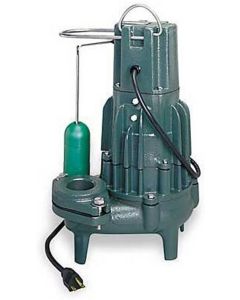 Zoeller 292-0001 115-Volt 1/2 Horse Power Model M292 High Head Waste-Mate Automatic Cast Iron Single Phase Submersible Sewage/Effluent Pump