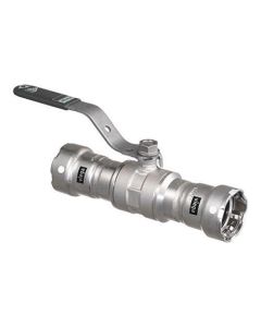 Viega 29020 Megapress 304 Fkm Model 4170 Ball Valve, 1-1/4 In Nominal, Press End Style, Stainless Steel Body, Full Port, Fkm Softgoods, Import