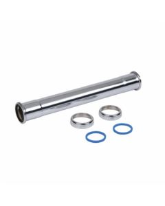 Oatey 793B-1 Dearborn Brass Extension Tube, 1-1/2 in ODx12 in L, Slip Joint, Brass