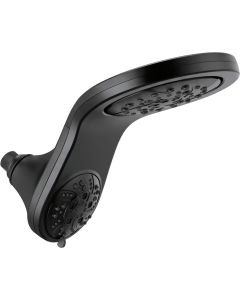 Delta 58581-BL25-PK HydroRain H2Okinetic 5-Setting Two-in-One Shower Head Combo, 2.5 GPM Water Flow, Matte Black