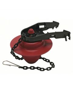 Fluidmaster 501P21G Toilet Flapper, Rubber, Red/Black, 2-1/4"