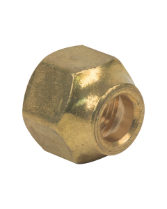 BrassCraft 141S-6 3/8 in. O.D. Forged Brass Flare Nut - Short