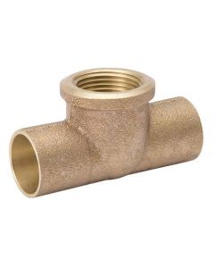 Mueller A-01539, Tee, C X C X FPT, 3/4" X 3/4" X 1/2"