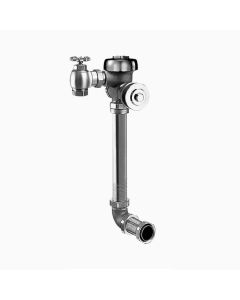 Sloan 3788700 609 Single-Flush Manual Concealed Flushometer, 1 gpf, 1 in IPS Inlet, 1-1/2 in Spud, 15 to 80 psi, Rough Brass