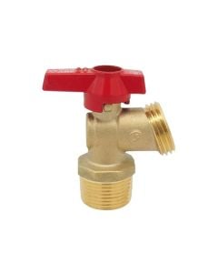 Red-White Valve 514Ab-1/2 Low Lead Brass No Kink Boiler Drain Mnpt