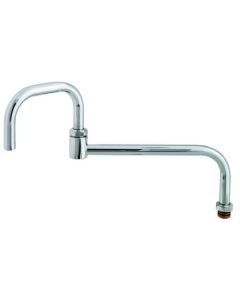 T&S Brass Faucets BF-0178-A Big-Flo Double-Joint Nozzle, 12" Back & 6-1/2" Front Section