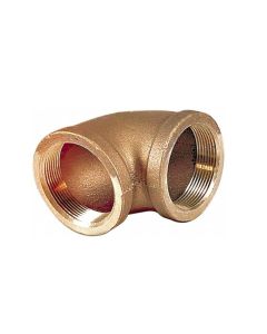 Brass Ftg XNL101-32 Pipe Elbow, 2 in Nominal, FNPT End Style, 125 lb, Brass, Rough, Import