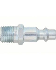 Speedaire 30E657 Quick Connect Hose Coupling: 1/4 in Body Size, 1/4 in Hose Fitting Size, MNPT, Male