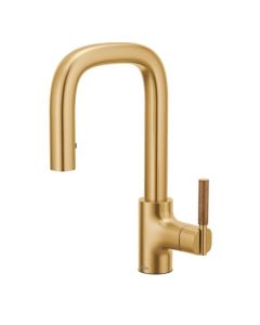 Moen S64001BG Tenon One Handle Modern Bar Pulldown Faucet