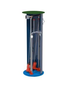 Liberty Pumps D36120LSGX204-36, 2 hp, Two-Stage Duplex Grinder Package, 1PH, 440-480V, 2'' Discharge with 36'' x 120'' basin and AE-Series control panel