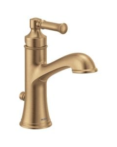 Moen 6803BZG Dartmoor Bronzed gold one-handle high arc bathroom faucet