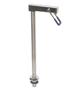 Encore ENC-KL26-5012 Glass Filler, Deck Mount, 12" Riser, 3/8" NPT and Polished Chrome