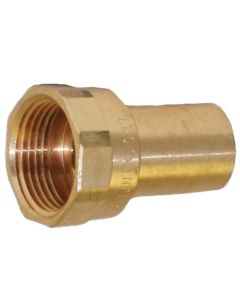Apollo 10075768 803-2 Female Street Adapter, Lead Free Brass, Small Diameter, FTGxFPT , 3/4x3/4