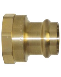 Apollo 10075784 803R Female Reducing Adapter, Lead Free Brass, Small Diameter, PxFPT, 3/4x1/2