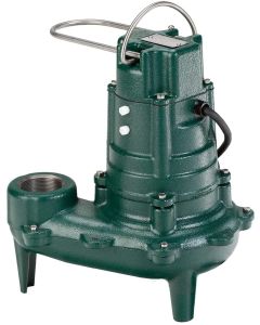 Zoeller Waste-Mate 267-0002 Sewage Pump, 1/2 HP Non-Automatic – Heavy-Duty Submersible Sewage, Effluent or Dewatering Pump