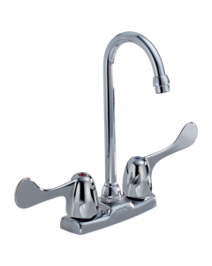 Delta 2171LF-WBHHDF Commercial HDF®: Two Handle Blade Bar / Prep Faucet