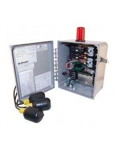 Zoeller 10-0093, Electrical Alternator Duplex Control Panel with 3 Floats, 115/200/230 Volts, 1 Phase, 0-20 Amps, Indoor/Outdoor NEMA 4X Enclosure
