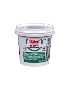 Oatey 30142 H-20 95 Water Soluble Tinning Flux, 8 oz, Pail, 7 g/L VOC, 20000 to 40000 cP, 3 to 4