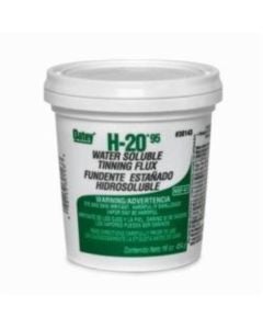 Oatey 30143 H-20 95 Water Soluble Tinning Flux, 16 oz, Pail, 7 g/L VOC, 20000 to 40000 cP, 3 to 4