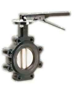 Matco V B5-LGL4 LUG Style Butterfly Valve W/Lever Buna Seat