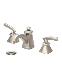 Pioneer 3GB200-BN Two Handle Lavatory Widespread Faucet, PVD Brushed Nickel Finish