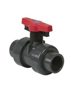 Spears 1822-030 True Union 2000 Industrial Ball Valve, 3 in Nominal, Socket End Style, PVC Body, EPDM Softgoods, Domestic