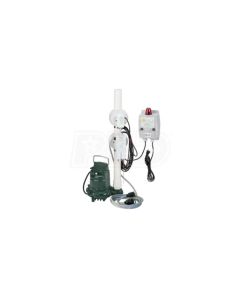 Zoeller 940-0013, Oil Guard Elevator Pump Package with Smart Switch, Alarm and N153 Pump, 1/2 HP, 115 Volts, 1 Phase, 10.5 Amps, 77 GPM Max, 44 ft Max Head, 6 ft Cord